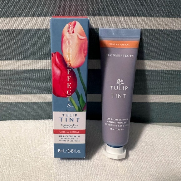 🌷NIB🌷 BLOOM EFFECTS Tulip Tint Lip & Cheek Balm in Crispa Coral - Picture 4 of 7